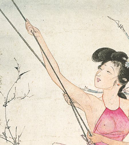 固安-胡也佛的仕女画和最知名的金瓶梅秘戏图